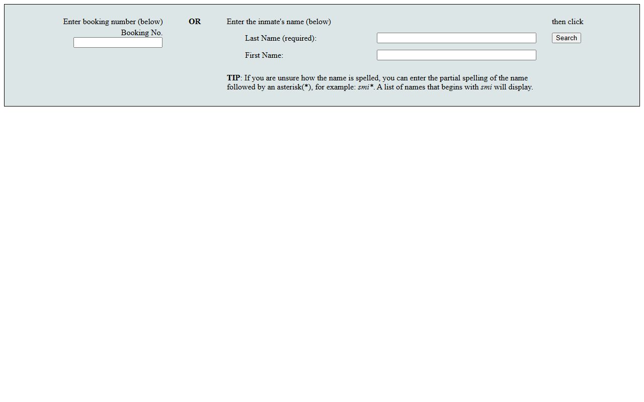 Fresno County inmate search database 72 hour booking records